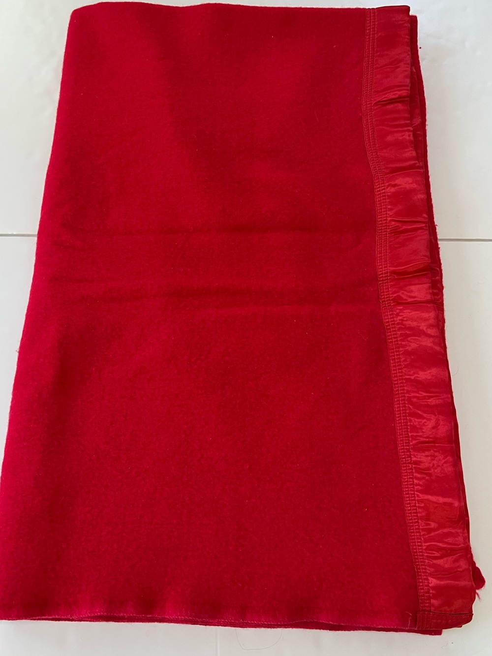 Lambswool Blanket made in Australia vintage cottage core throw 68”x85”